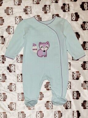 $1 | 0-3m | 'Fox' Jumpsuit/Footies